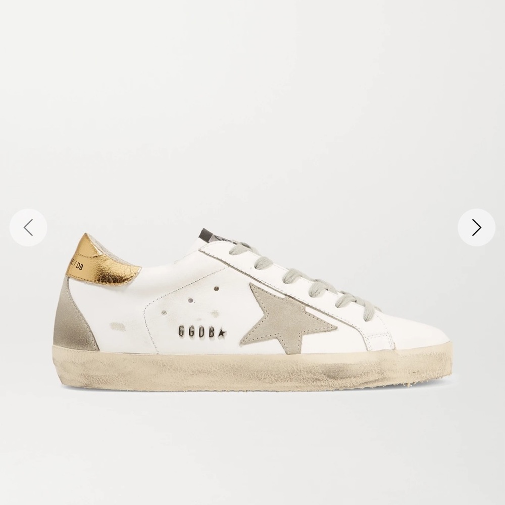 Golden Goose Superstar distressed sneaker size 6